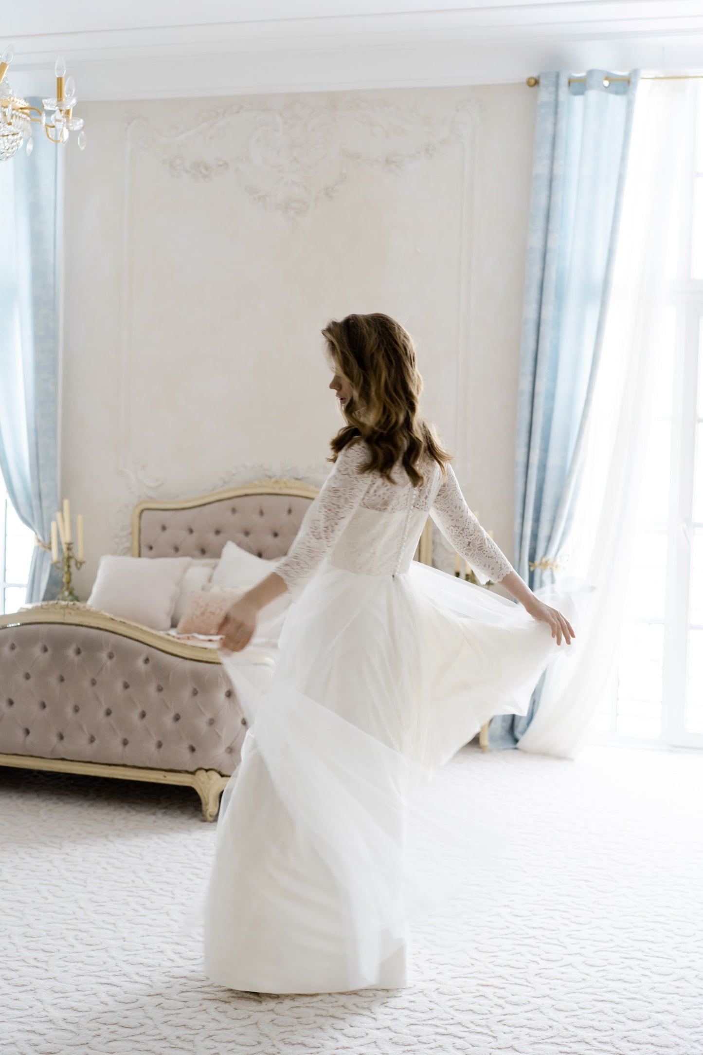 Lace wedding dress • simple wedding dress