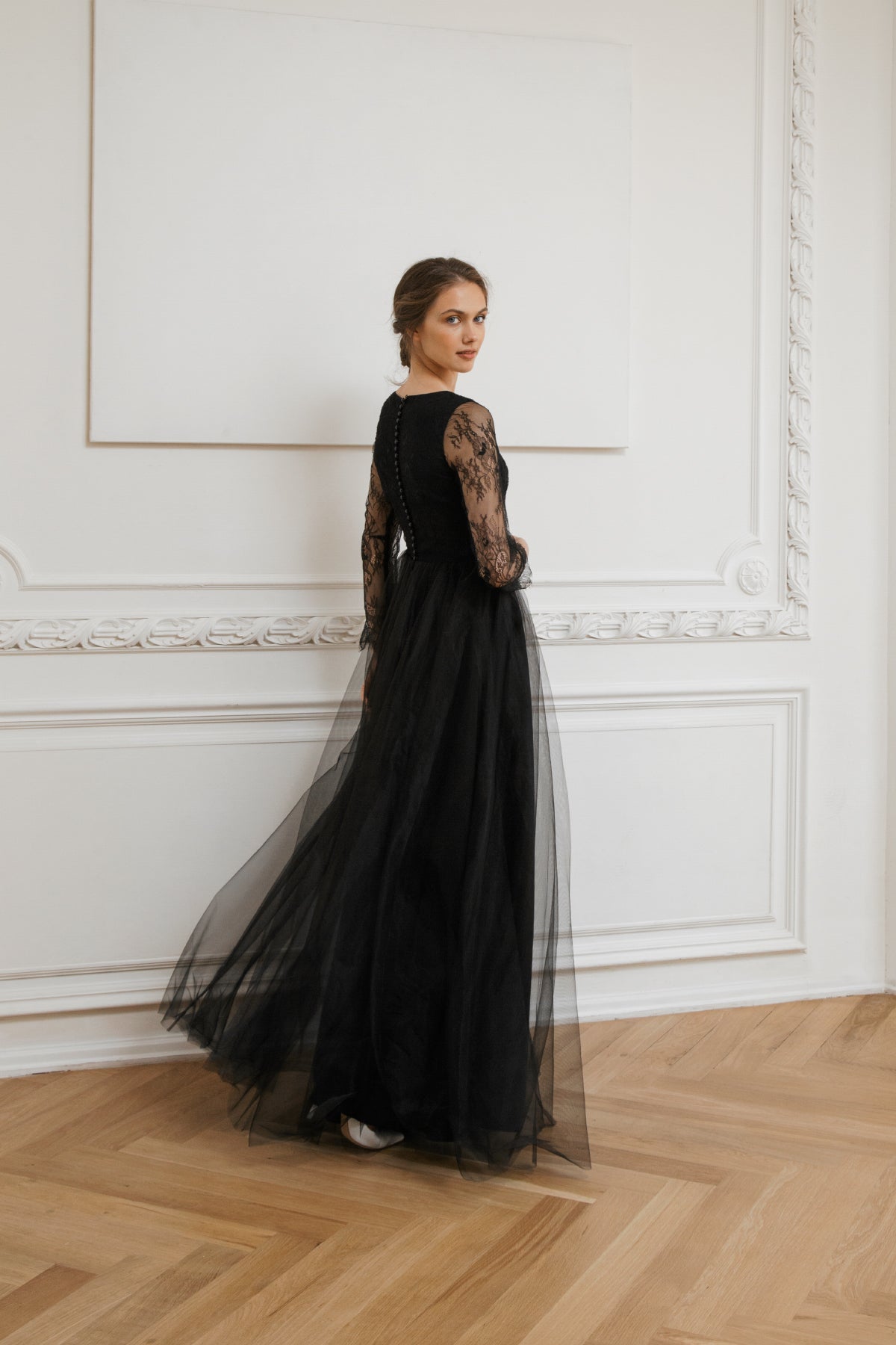 Black wedding dress • alternative wedding dress