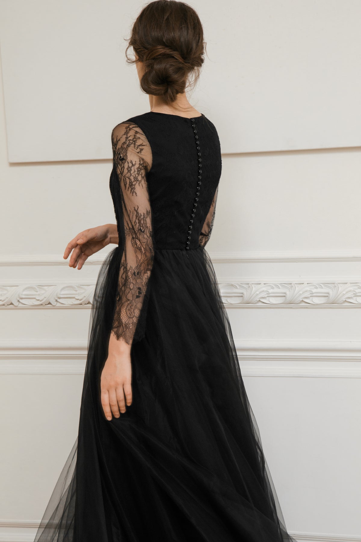 Black wedding dress • alternative wedding dress