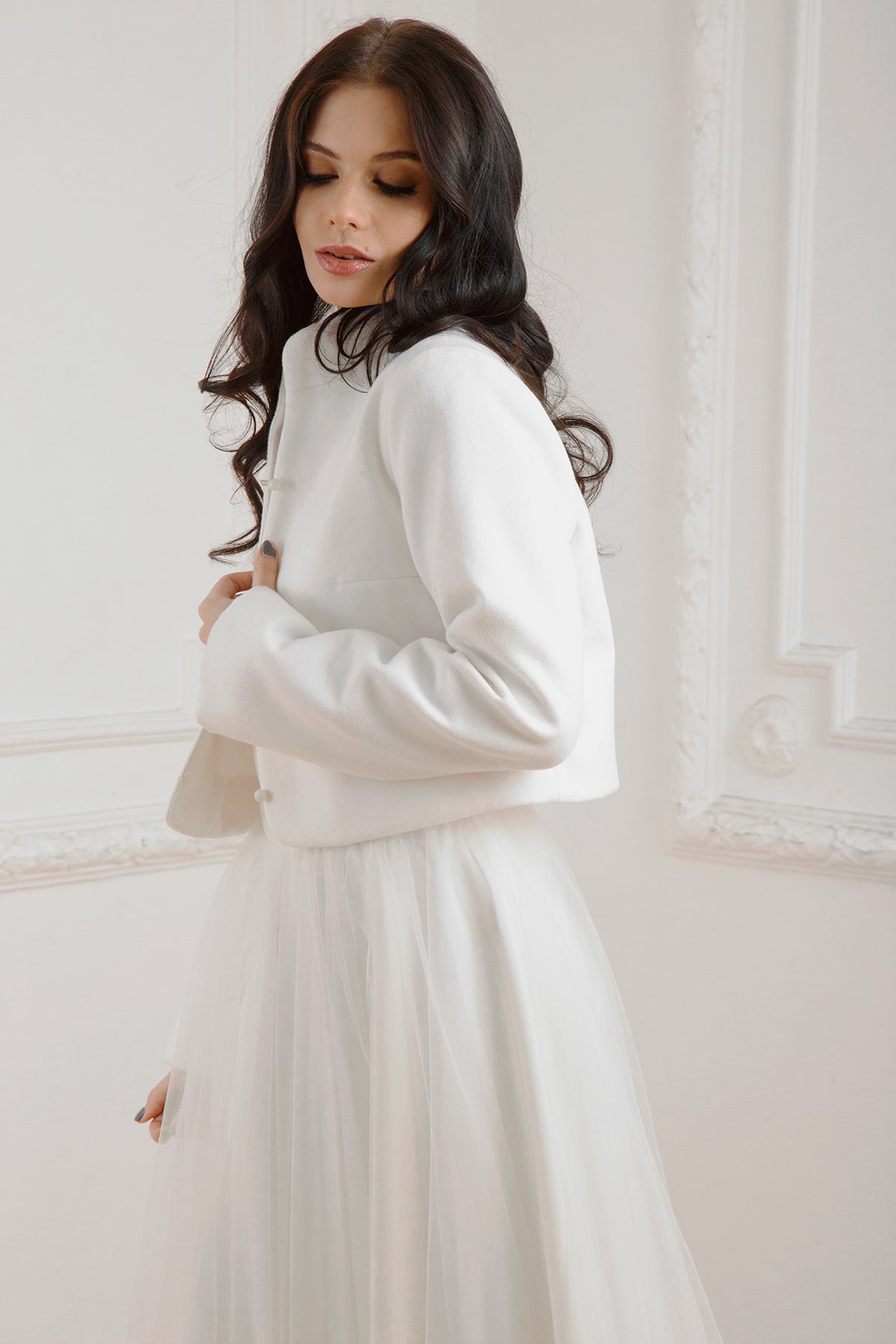Bridal cape • wedding jacket