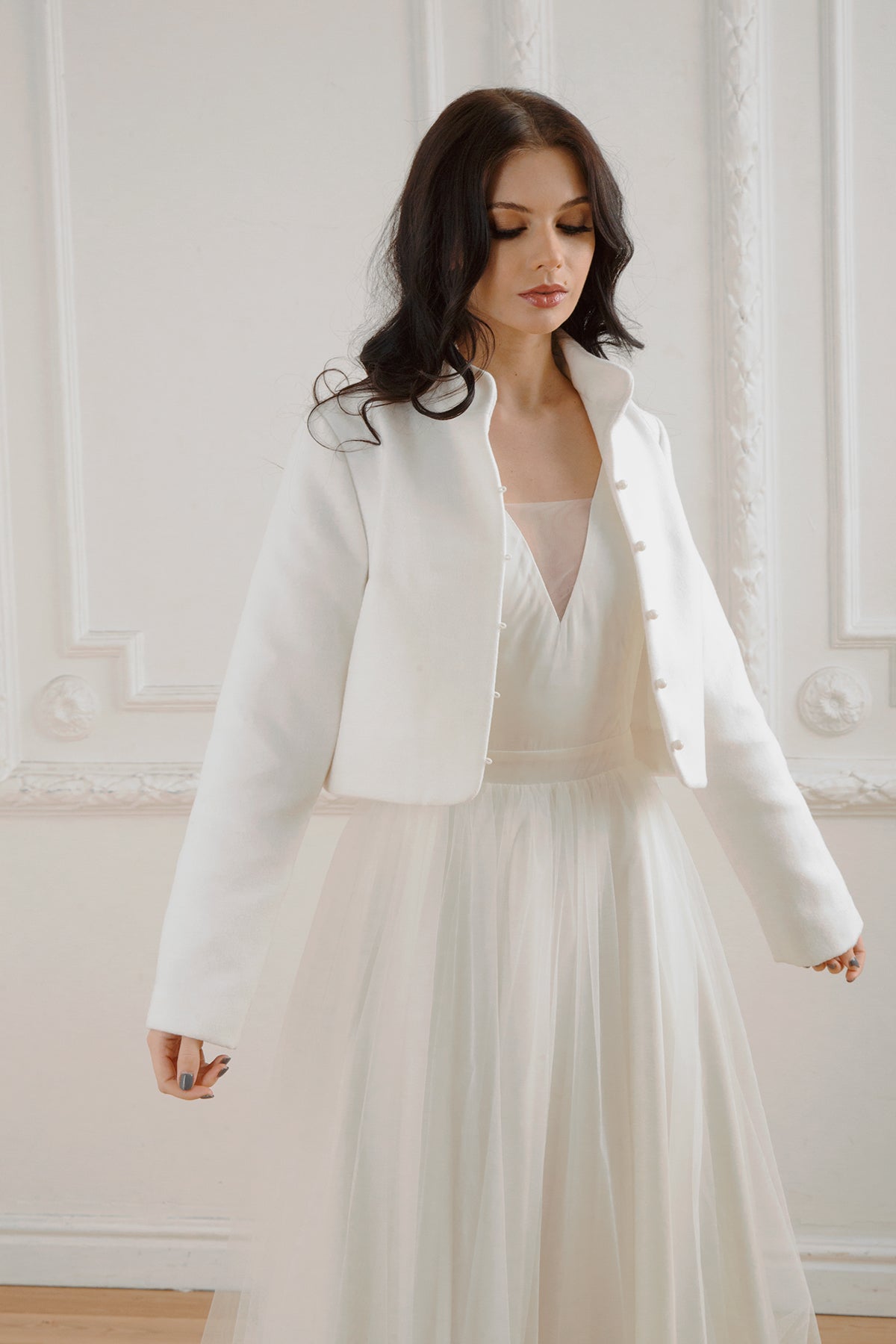 Bridal cape • wedding jacket