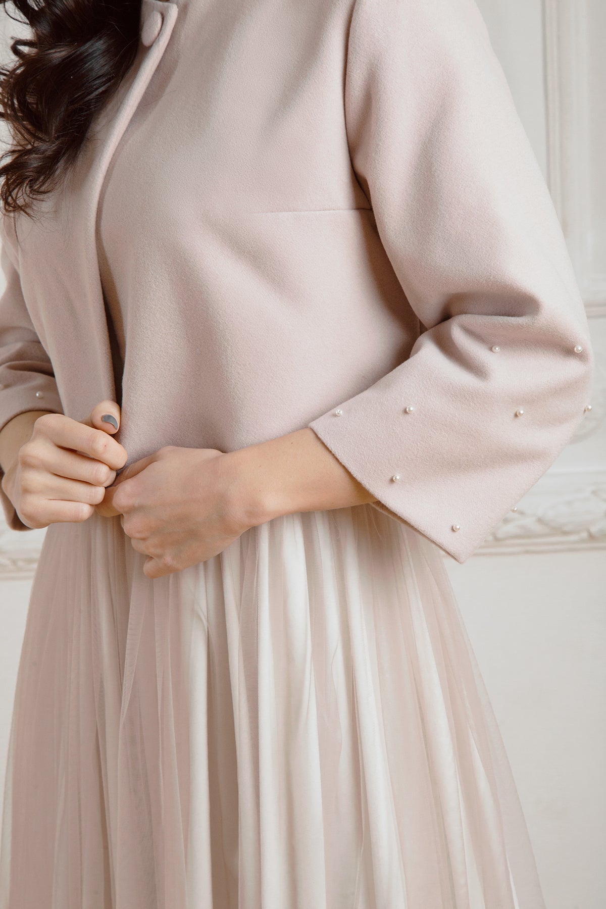 Wedding jacket • bridal cape • embroidered wedding cape • bridal jacket • bridal wrap • blush wedding jacket • bride jacket • bridal wrap