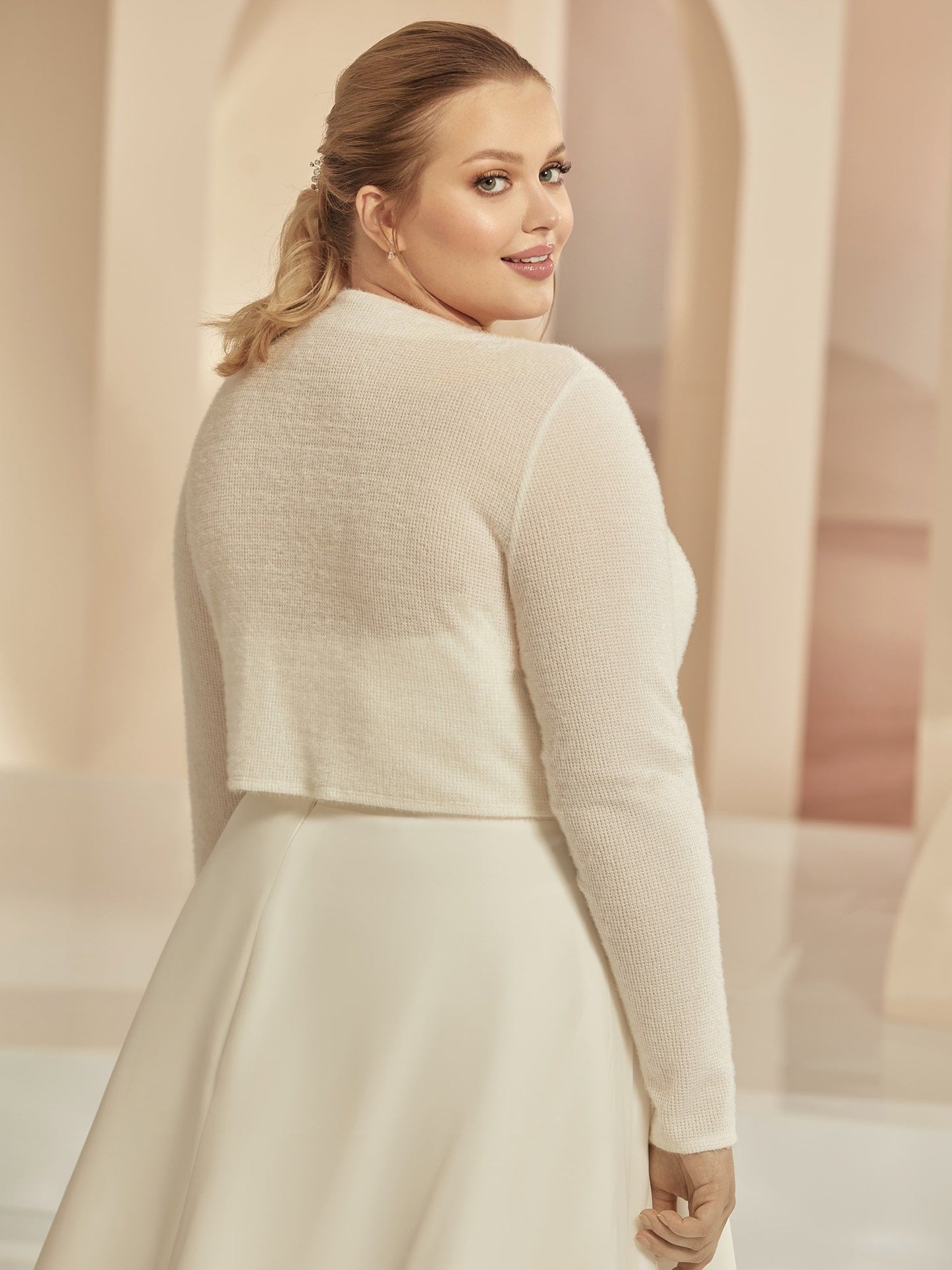 Wedding jacket • wedding bolero • bridal jacket • bridal wrap • minimalist wrap wedding dress • bridal jacket for wedding dress (Copy)