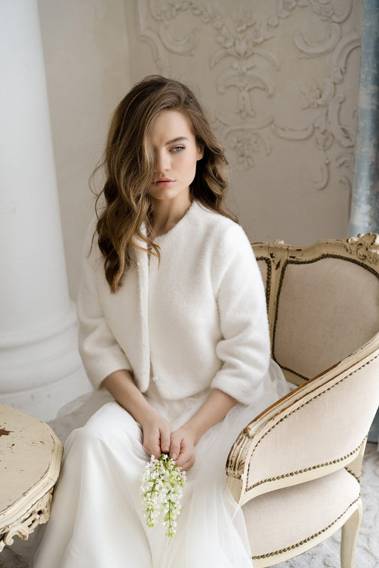 Sofie — Minimalist Bridal Jacket