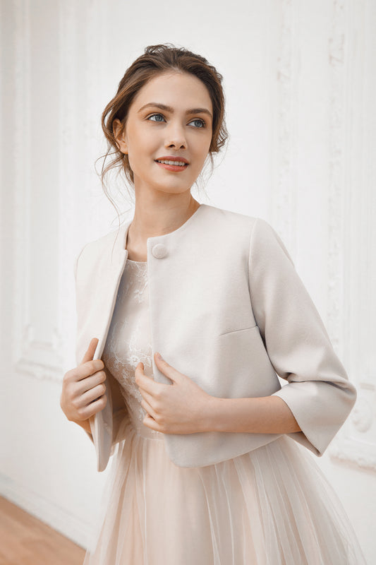 Wedding jacket • bridal cape • embroidered wedding cape • bridal jacket • bridal wrap • blush wedding jacket • bride jacket • bridal wrap