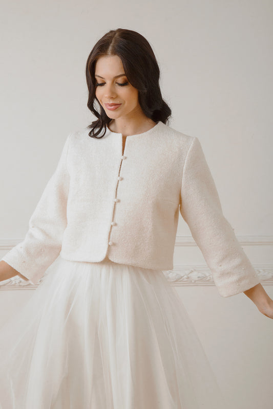 Tessa — Minimalist Wedding Jacket