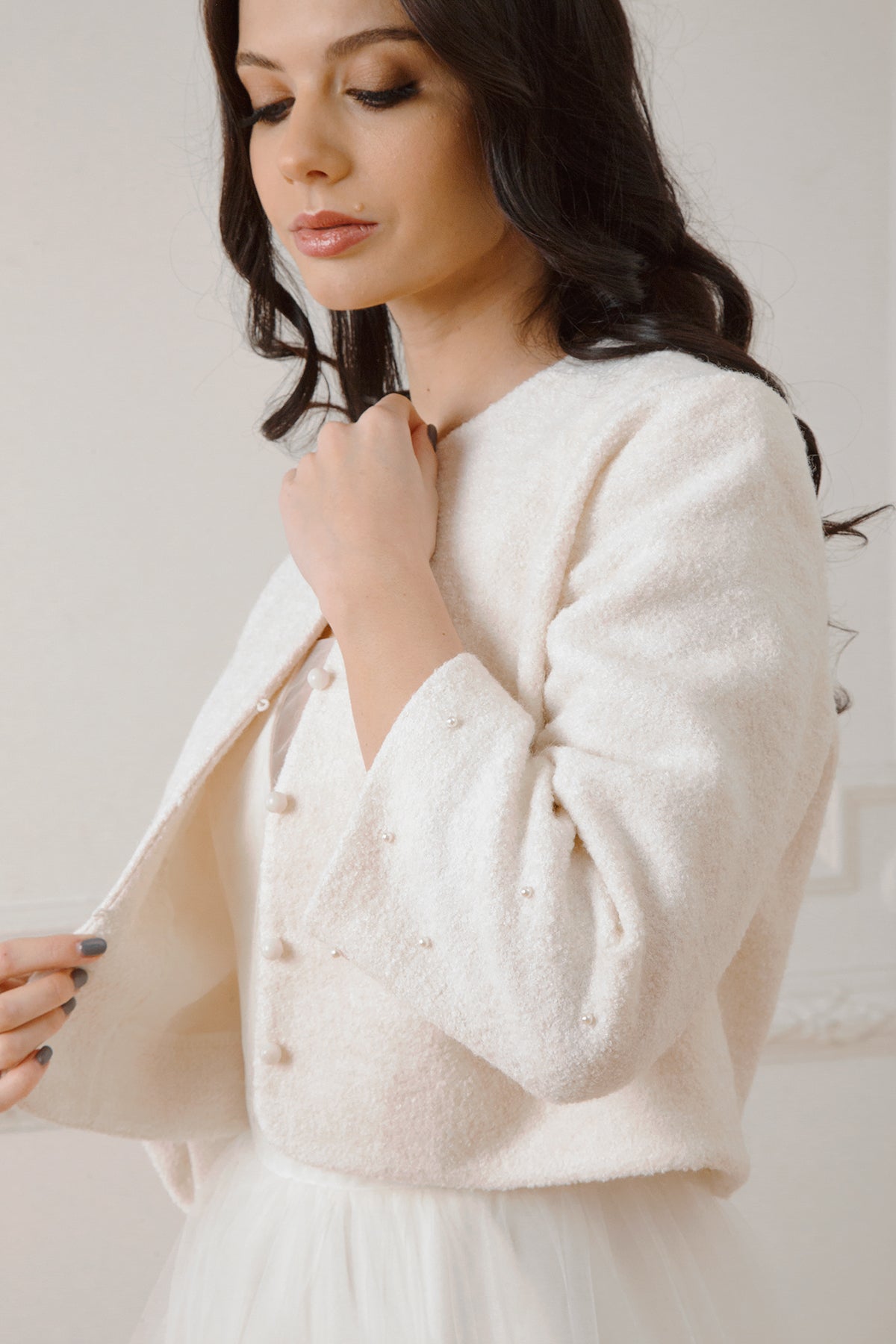 Tessa — Minimalist Wedding Jacket