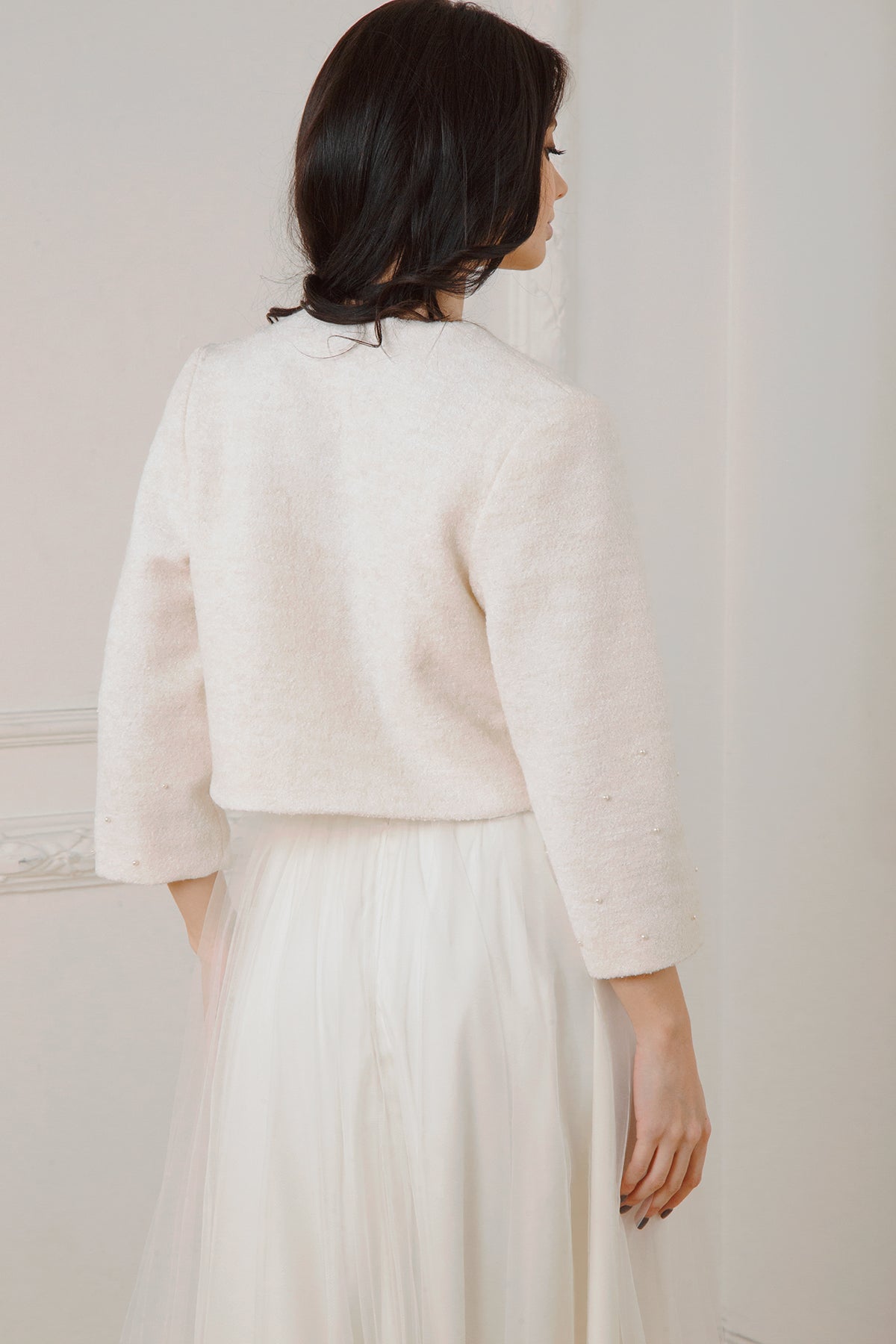 Tessa — Minimalist Wedding Jacket