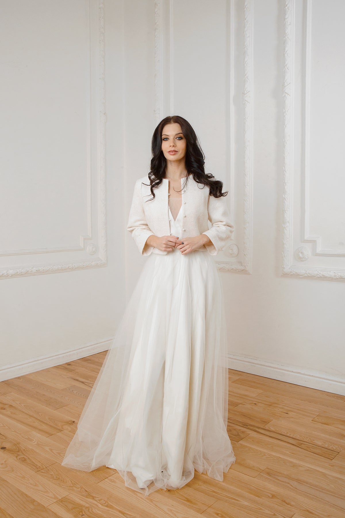 Tessa — Minimalist Wedding Jacket